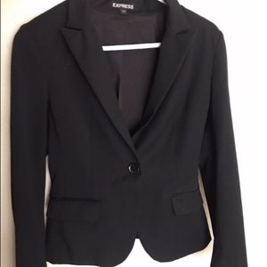 Express Fitted One-button Blazer
